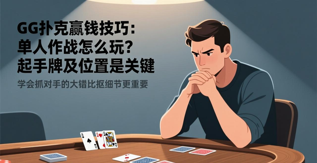 单人扑克游戏_单人扑克玩法大全图解_GG扑克单人策略