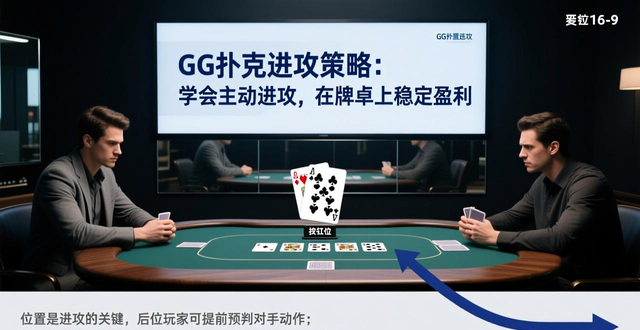 GG扑克进攻策略：学会主动进攻，在牌桌上稳定盈利