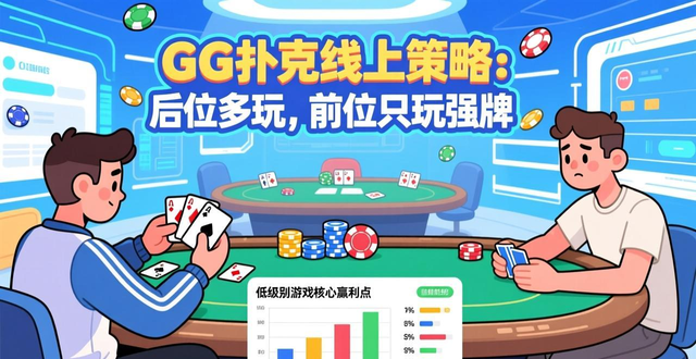 GG扑克线上策略：后位多玩，前位只玩强牌